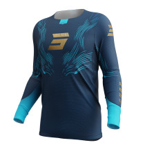 Maillot cross Shot 2027 Aerolite Volt - Bleu