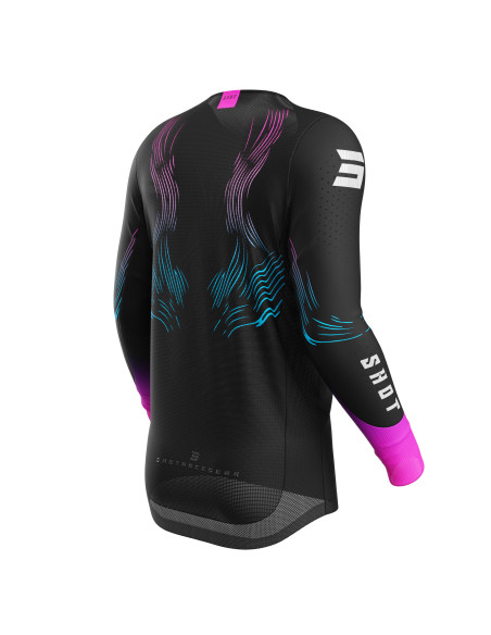 Maillot cross Shot 2027 Aerolite Volt - Rose
