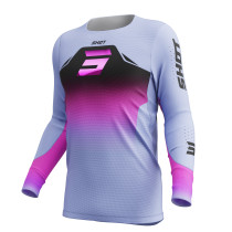 Maillot cross Shot 2027 Aerolite Phase - Violet