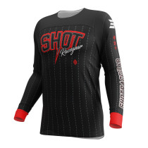 Maillot cross Shot 2027 Contact Dawg - Noir