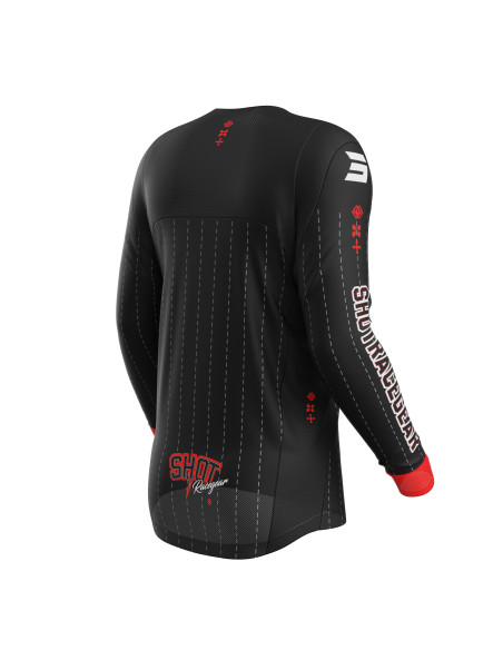 Maillot cross Shot 2027 Contact Dawg - Noir