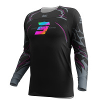 Maillot cross Shot 2027 Contact Rac - Noir
