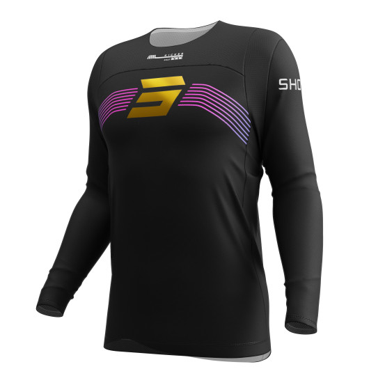 Maillot cross Shot 2027 Contact Kicker - Noir