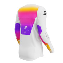 Maillot cross Shot 2027 Contact Stream - Blanc 2