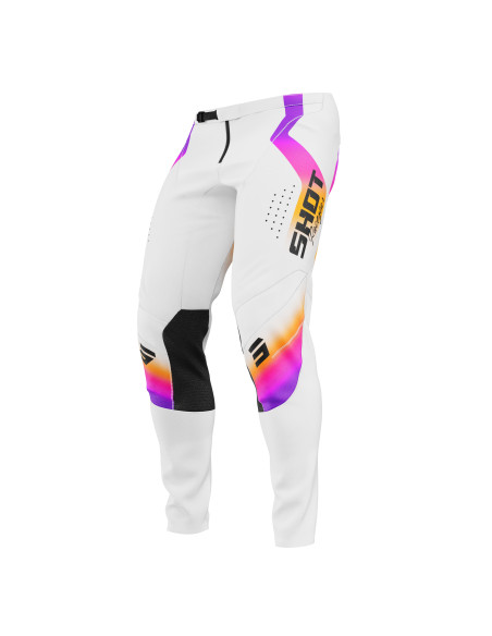 Pantalon cross Shot 2027 Contact Stream - Blanc