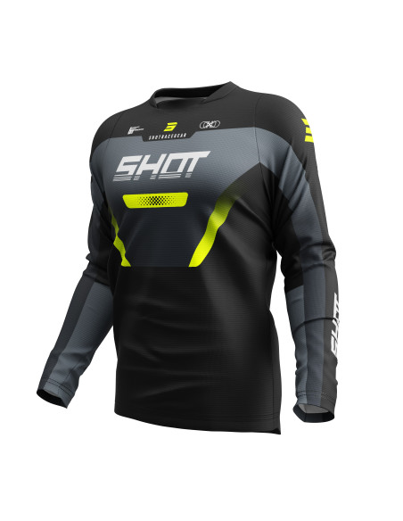 Maillot cross Shot 2027 Devo Struck - Gris