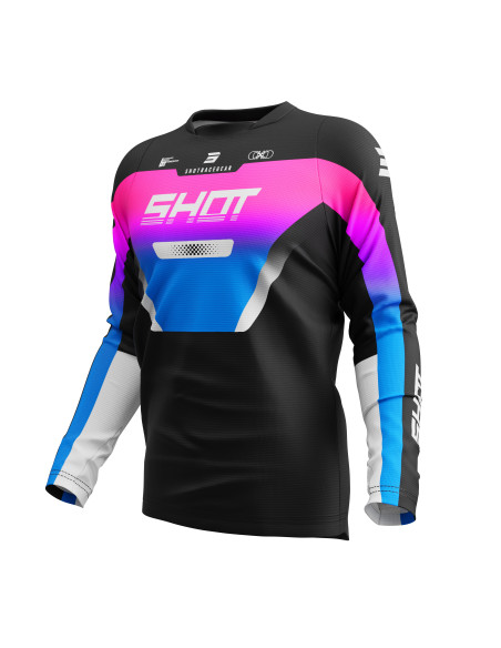 Maillot cross Shot 2027 Devo Struck - Rose