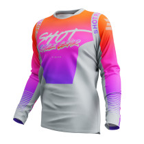 Maillot cross Shot 2027 Devo Montana - Violet