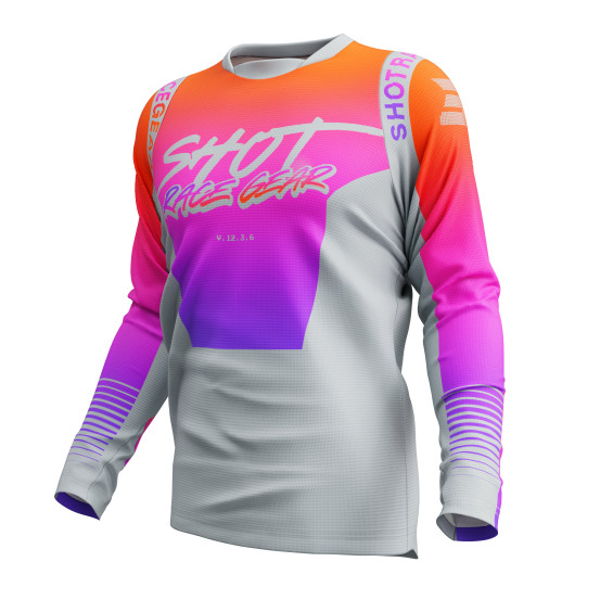 Maillot cross Shot 2027 Devo Montana - Violet