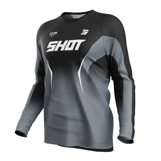 Maillot cross Shot 2027 Draw Clash - Noir