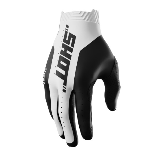 Gants cross Shot 2027 Lite Skin - Noir Blanc