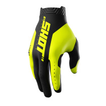 Gants cross Shot 2027 Lite Skin - Jaune Fluo