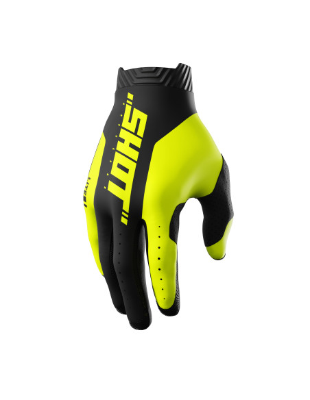 Gants cross Shot 2027 Lite Skin - Jaune Fluo