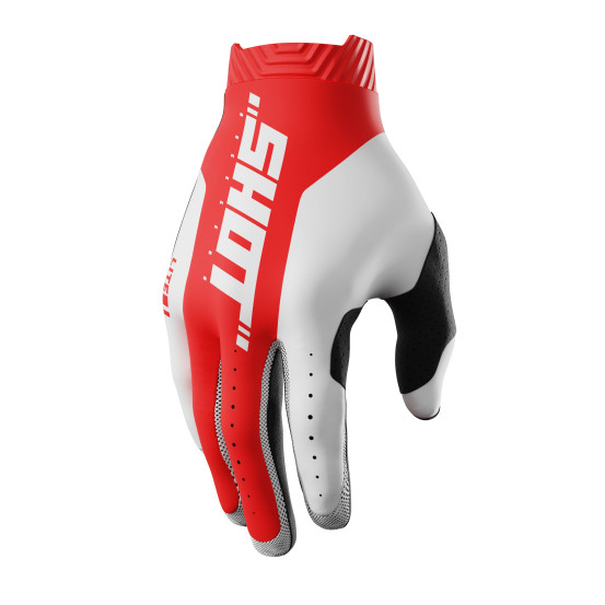 Gants cross Shot 2027 Lite Skin - Rouge