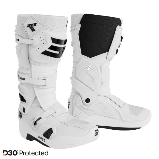 Bottes cross Shot 2027 Race 8 - Blanc