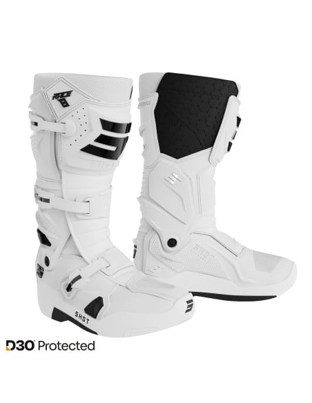 Bottes cross Shot 2027 Race 8 - Blanc