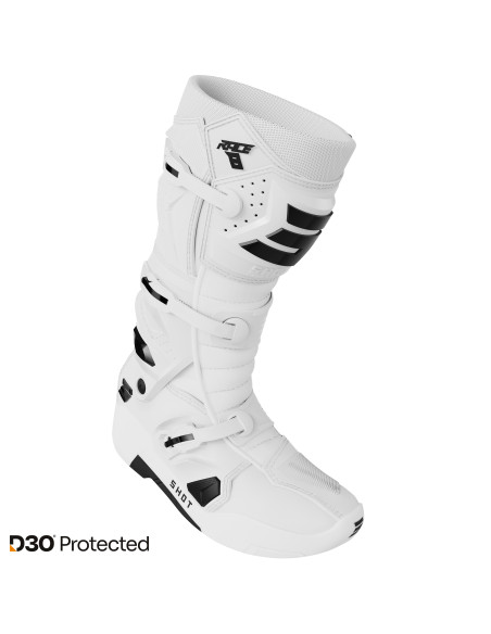 Bottes cross Shot 2027 Race 8 - Blanc