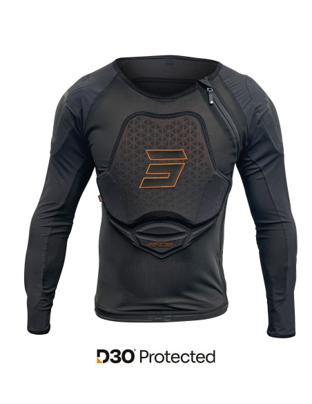 Gilet de protection Shot 2027 Race Evo D3O - Noir