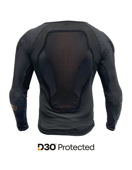 Gilet de protection Shot 2027 Race Evo D3O - Noir