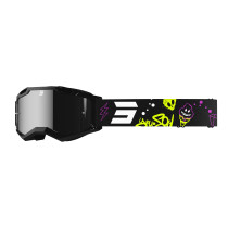 Masque cross enfant Shot 2027 Rocket 2.0 Cartoon - Iridium Noir Brillant