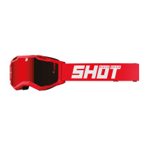 Masque cross enfant Shot 2027 Rocket 2.0 Solid - Iridium Rouge Brillant