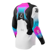 Maillot cross enfant Shot 2027 Draw Rocket - Rose 2