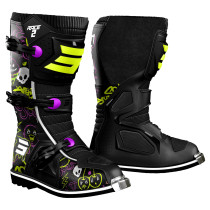Bottes cross enfant Shot 2027 Race 2 Cartoon - Noir