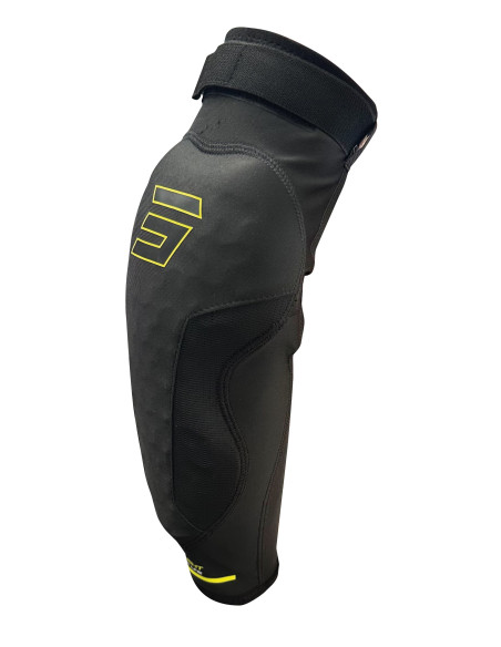 Coudières enfant Shot 2027 Airlight 2.0 - Noir Jaune Fluo