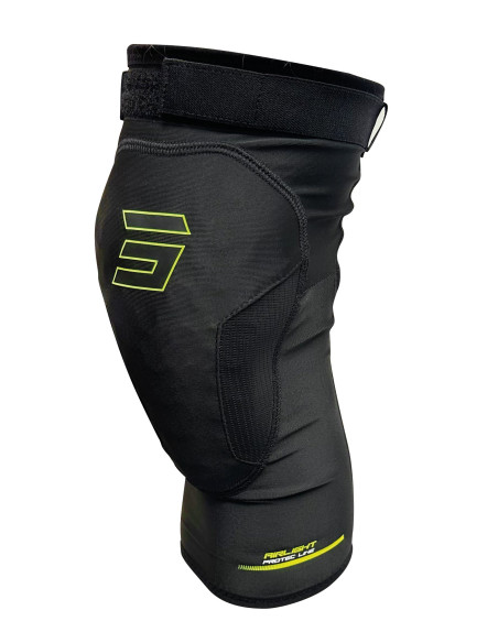 Genouillères enfant Shot 2027 Airlight 2.0 - Noir Jaune Fluo