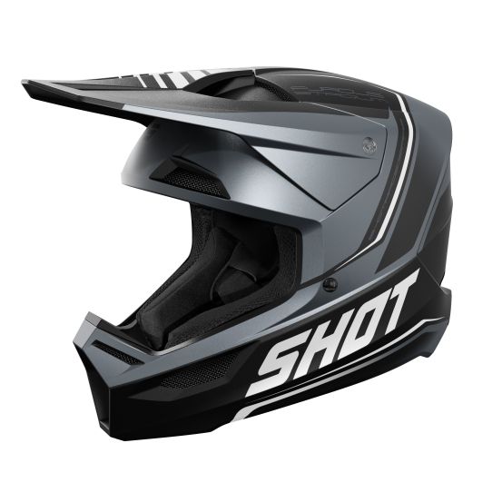 Casque cross Shot 2027 Furious Stadium - Noir Mat