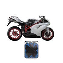 Grip adhésif de réservoir noir STOMPGRIP - DUCATI 848 2008-13 / 1098 2007-08 / 1198 2009-11 / STREETFIGHTER 2009-13 2