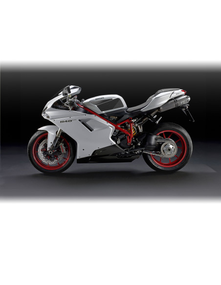 Grip adhésif de réservoir noir STOMPGRIP - DUCATI 848 2008-13 / 1098 2007-08 / 1198 2009-11 / STREETFIGHTER 2009-13