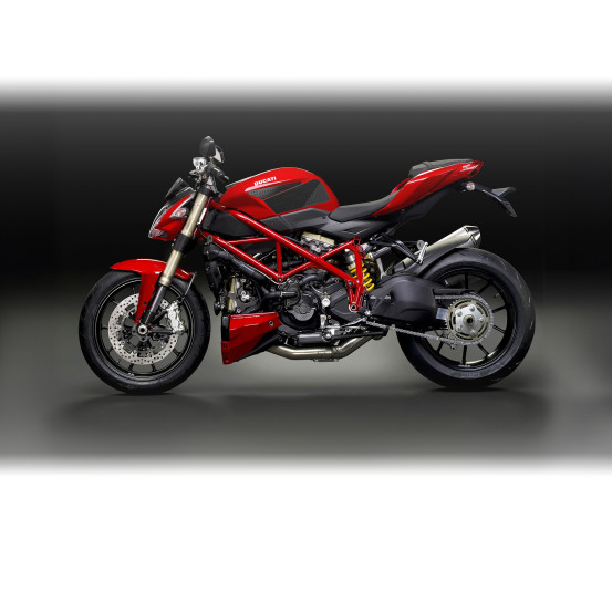 Grip adhésif de réservoir noir STOMPGRIP - DUCATI 848 2008-13 / 1098 2007-08 / 1198 2009-11 / STREETFIGHTER 2009-13