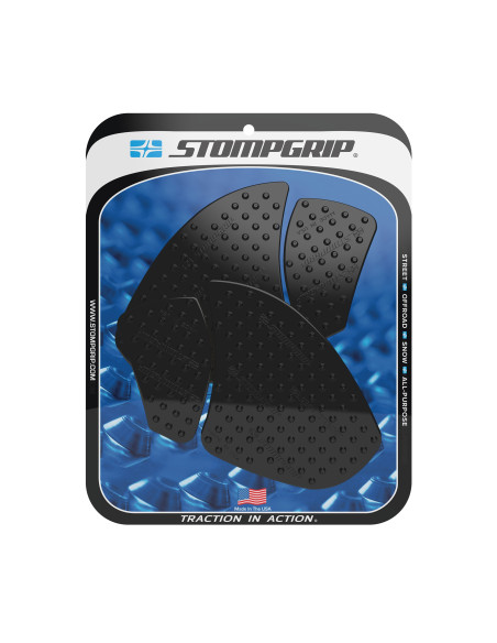 Grip adhésif de réservoir noir STOMPGRIP - DUCATI PANIGALE V4 2018-21 / PANIGALE V4 R 2019-21 / PANIGALE V4 S 2018-21