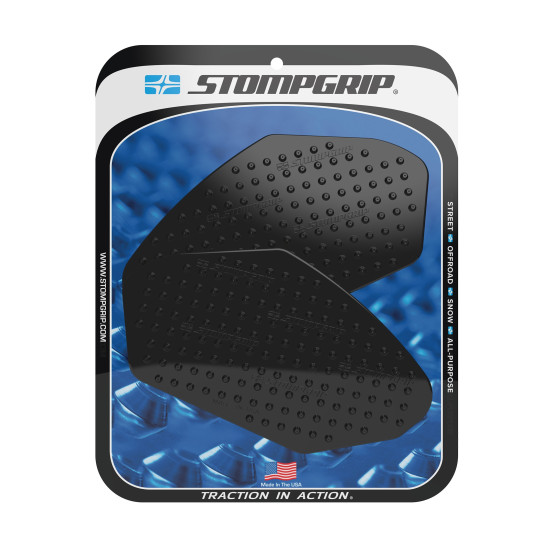 Grip adhésif de réservoir noir STOMPGRIP - KAWASAKI NINJA 650 2017-26 / Z400 2019-24 / Z650 2017-26