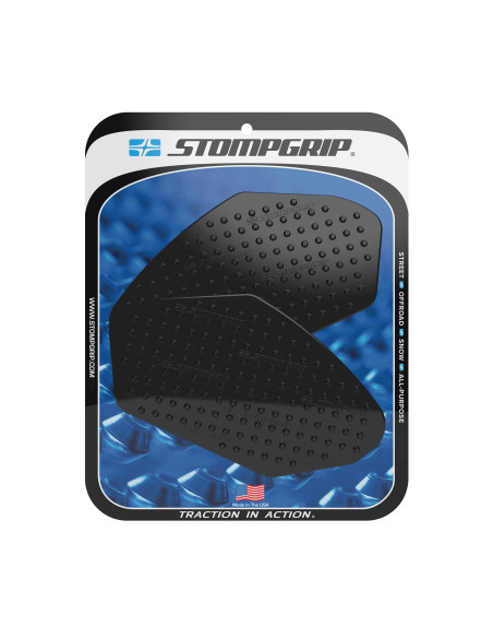 Grip adhésif de réservoir noir STOMPGRIP - KAWASAKI NINJA 650 2017-26 / Z400 2019-24 / Z650 2017-26