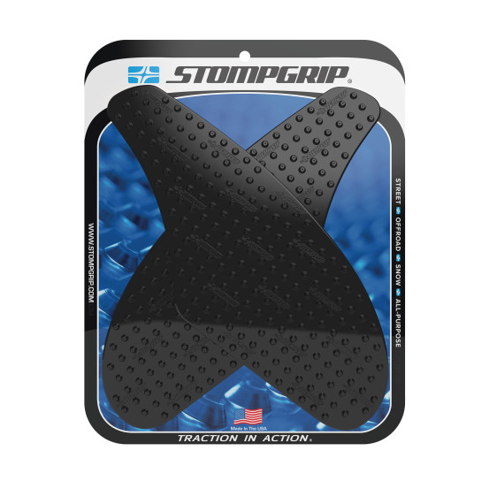 Grip adhésif de réservoir noir STOMPGRIP - KAWASAKI NINJA ZX-10R 2004-07
