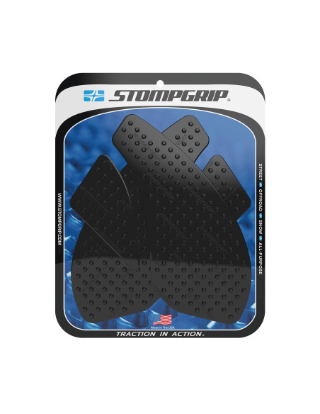 Grip adhésif de réservoir noir STOMPGRIP - KAWASAKI NINJA ZX-6R 2007-08