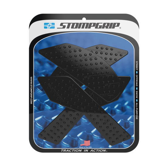 Grip adhésif de réservoir noir STOMPGRIP - KAWASAKI Z900 2017-24