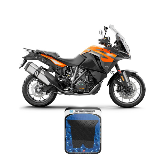Grip adhésif de réservoir noir STOMPGRIP - HONDA / KAWASAKI / KTM / SUZUKI / YAMAHA / TRIUMPH