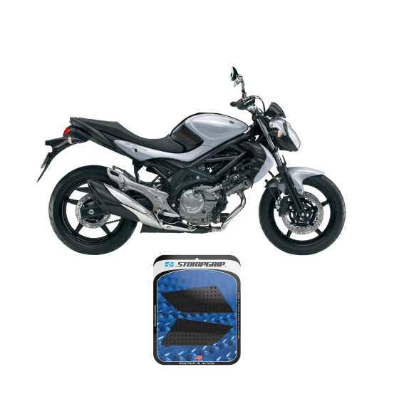 Grip adhésif de réservoir noir STOMPGRIP - SUZUKI GLADIUS / GLADIUS / SFV650 / SFV650 2009-15