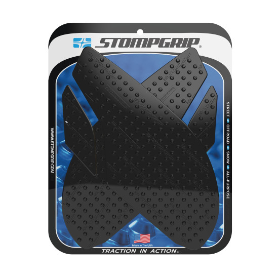 Grip adhésif de réservoir noir STOMPGRIP - TRIUMPH 675 DAYTONA 2013-18 / 675 STREET TRIPLE 2013-16 / 765 STREET TRIPLE 2017-26