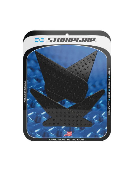 Grip adhésif de réservoir noir STOMPGRIP - TRIUMPH SPEED TRIPLE R 2016-17 / SPEED TRIPLE RS 2018-20 / SPEED TRIPLE S 2016-20