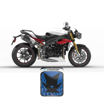 Grip adhésif de réservoir noir STOMPGRIP - TRIUMPH SPEED TRIPLE R 2016-17 / SPEED TRIPLE RS 2018-20 / SPEED TRIPLE S 2016-20 2