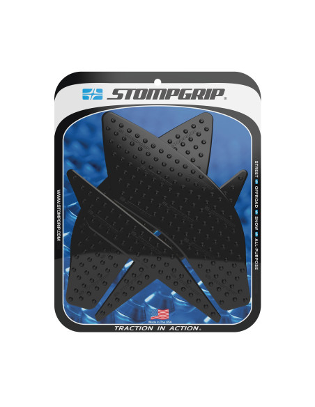 Grip adhésif de réservoir noir STOMPGRIP - YAMAHA YZF-R1 / YZF-R1M 2015-26 / YZF-R1S 2016-18