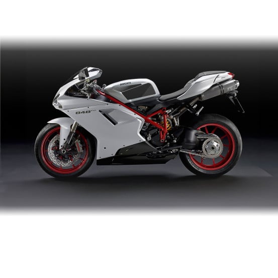 Grip adhésif de réservoir transparent STOMPGRIP - DUCATI 848 2008-13 / 1098 2007-08 / 1198 2009-11 / STREETFIGHTER 2009-13