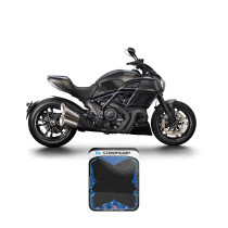 Grip adhésif de réservoir transparent STOMPGRIP - DUCATI DIAVEL / DIAVEL CARBON 2011-18 / DIAVEL TITANIUM 2015-16 2