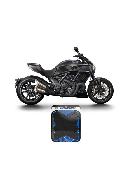 Grip adhésif de réservoir transparent STOMPGRIP - DUCATI DIAVEL / DIAVEL CARBON 2011-18 / DIAVEL TITANIUM 2015-16