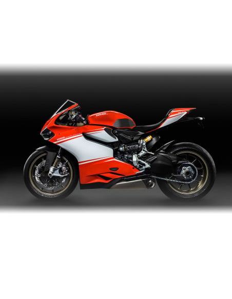 Grip adhésif de réservoir transparent STOMPGRIP - DUCATI 1199 PANIGALE 2012-14 / 1299 PANIGALE 2015-17 / 899 PANIGALE 2014-15