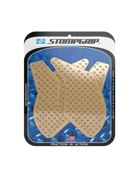 Grip adhésif de réservoir transparent STOMPGRIP - KAWASAKI NINJA 250 2013-16 / NINJA 300 2013-17